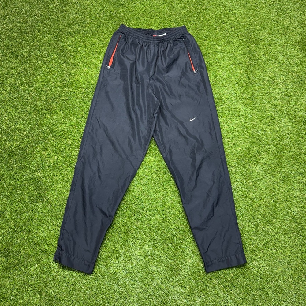 Nike Polyester Sweatpants / Athletic Pants Men’s Size Small Black/White/Orange